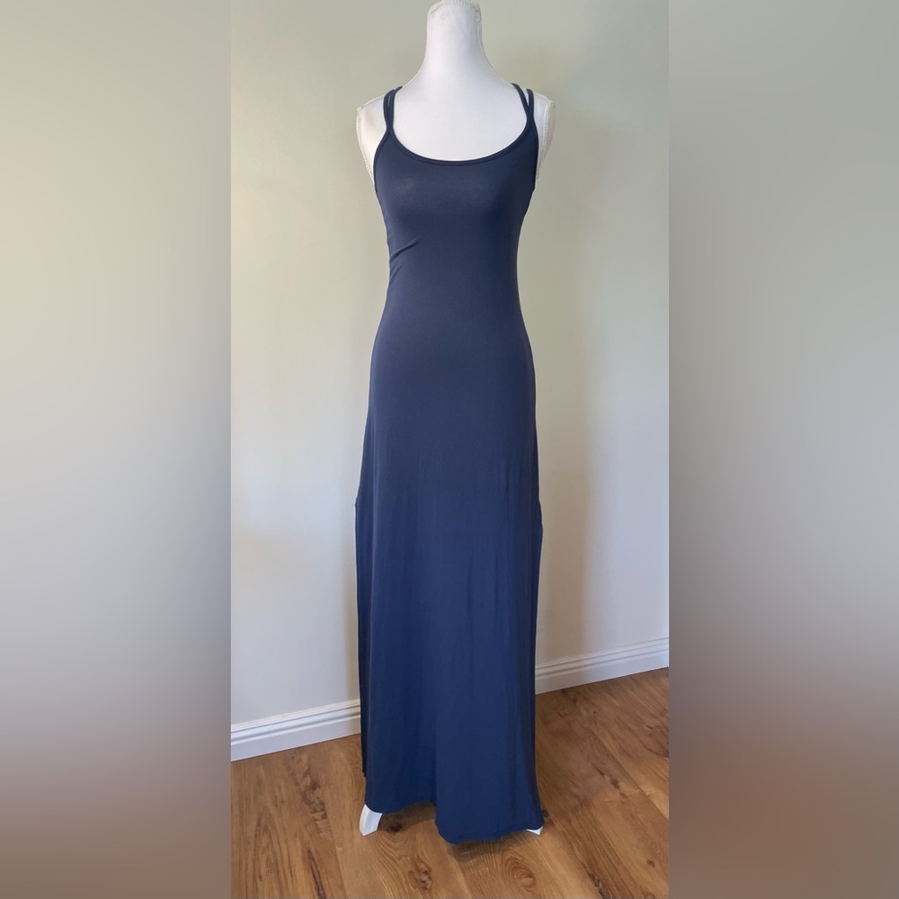 Beyond Yoga Deep Blue Maxi Dress